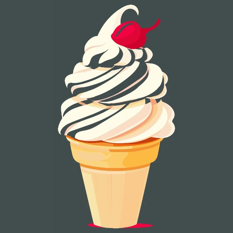 Cornet de crème glacée Artwork