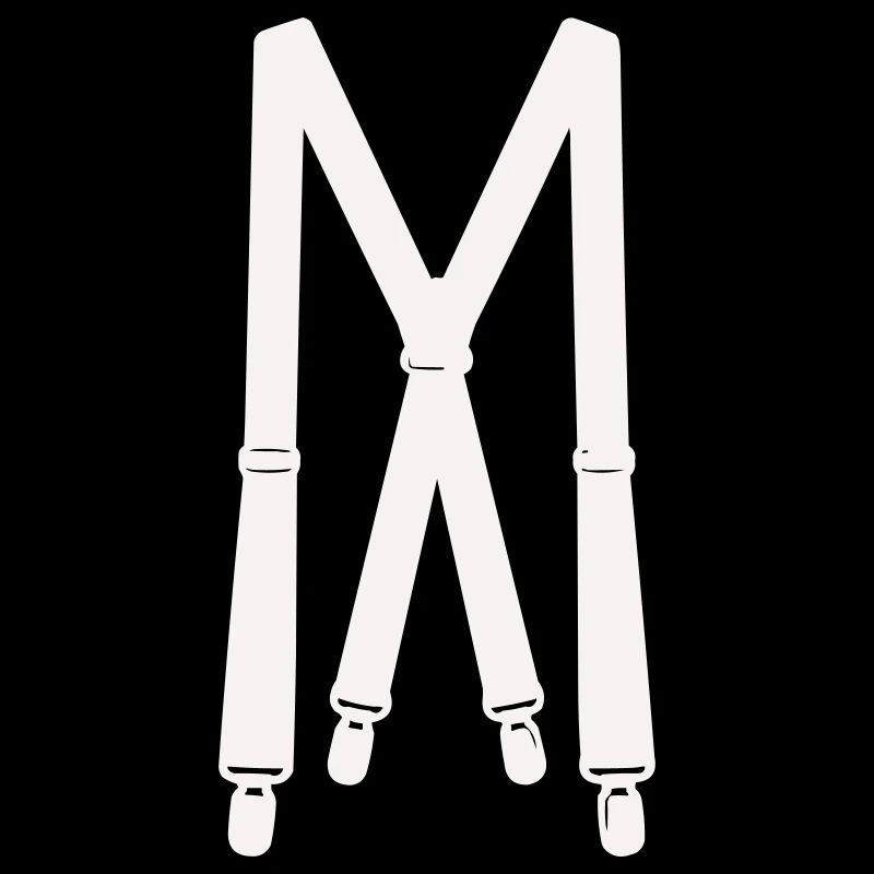 Illustration des bretelles blanches