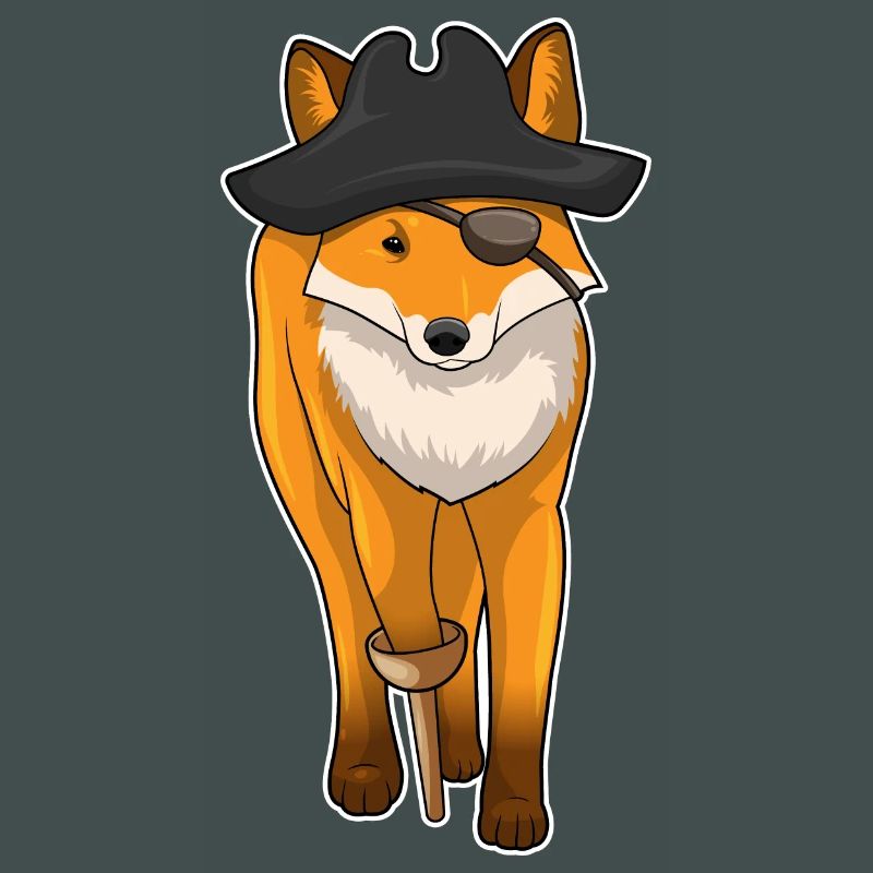 Fox Pirate Eye Patch