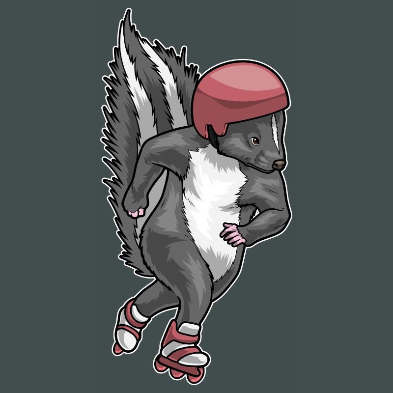 Skunk Inline Skating Roller Skates