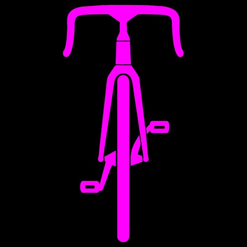 Rennrad Frontsilhouette