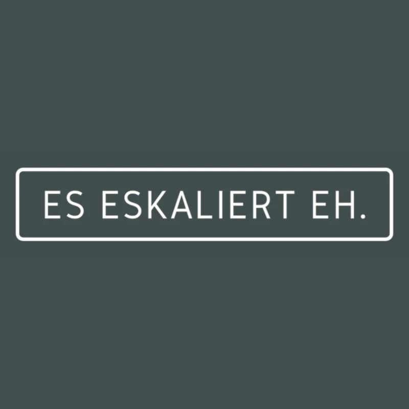 Es eskaliert eh.