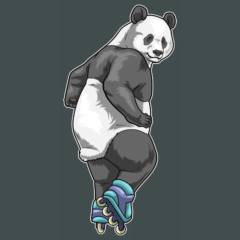 Panda Inline skating Inline skates