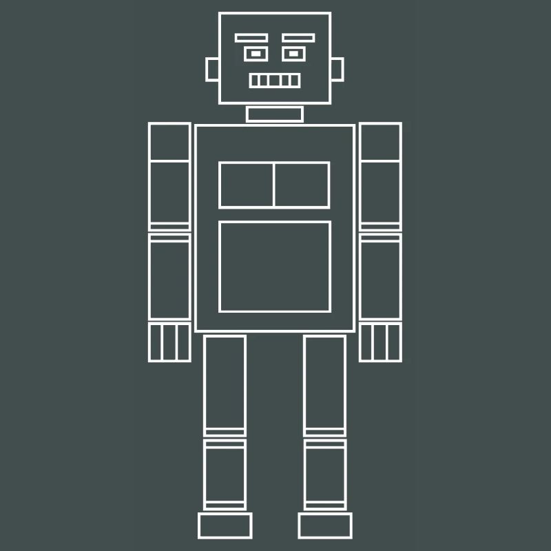 Robot / White / Reduced