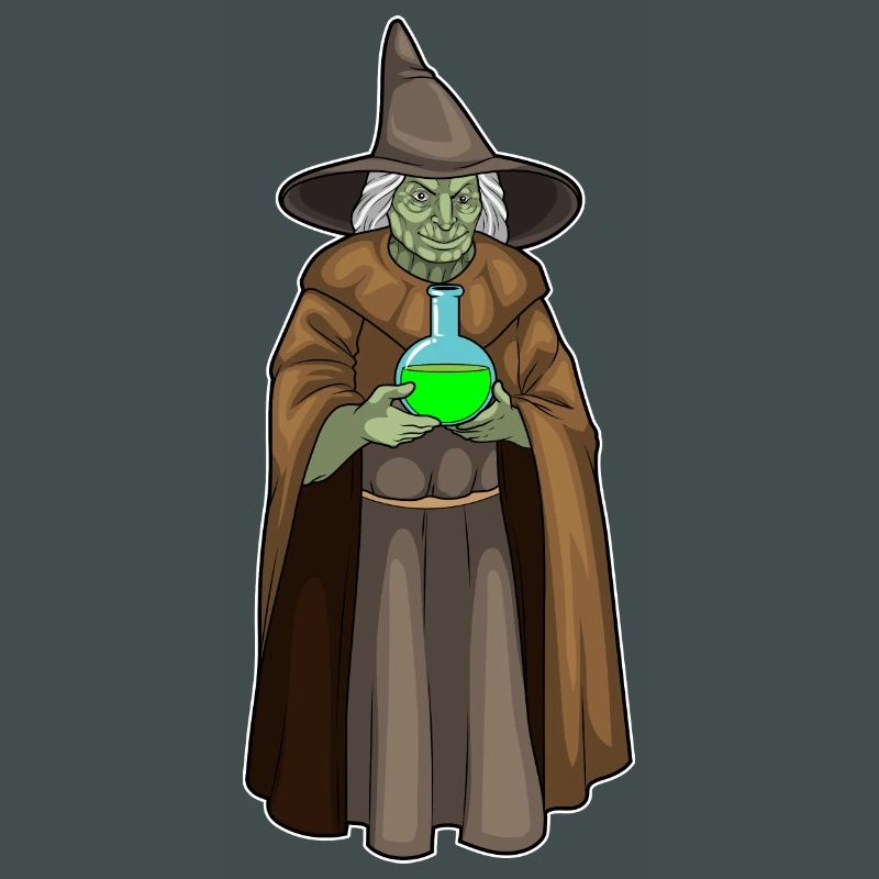 Witch Halloween Magic Potion