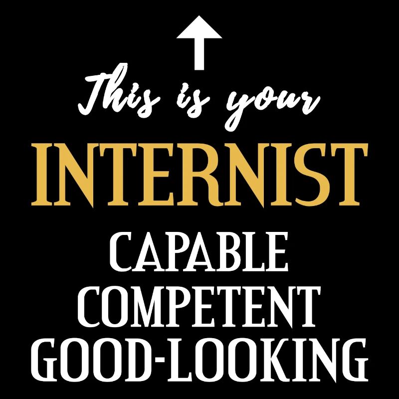 Physician internist competent handsome gift