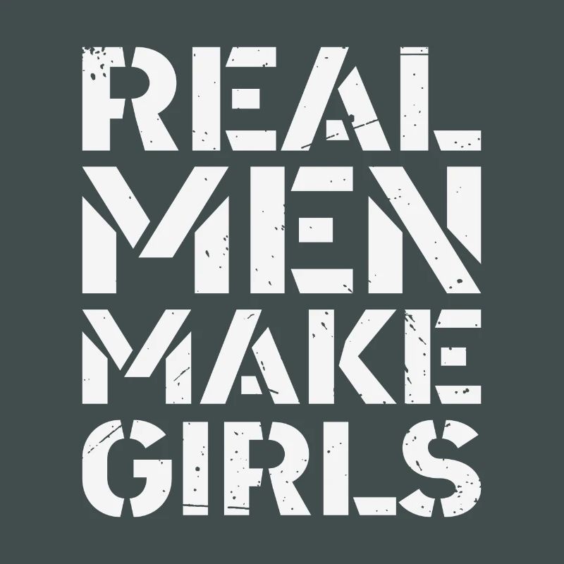 Echte Männer machen Mädchen Vatertagsgeschenk