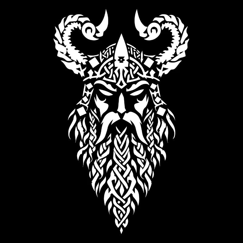 Viking warrior head