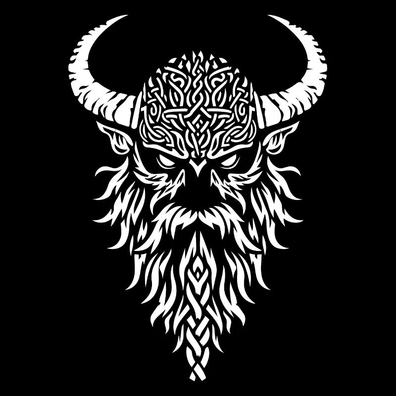 Viking warrior head