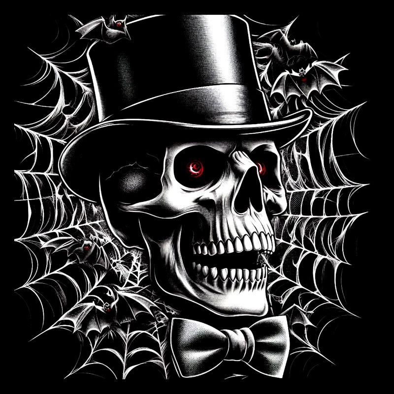 Halloween Elegant Skull