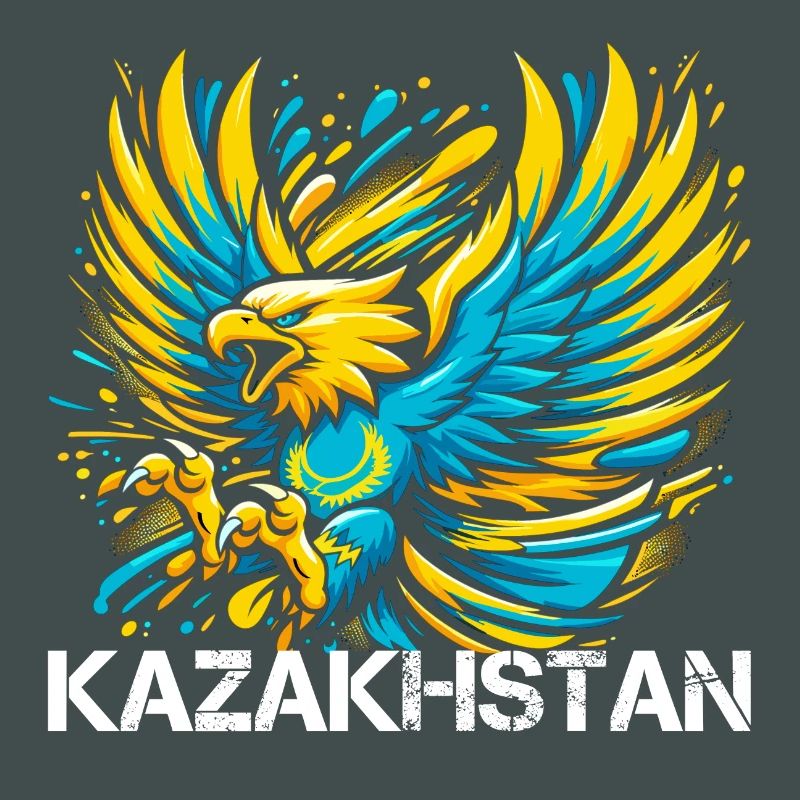 Kazakhstan aigle drapeau drapeau Cool Gift