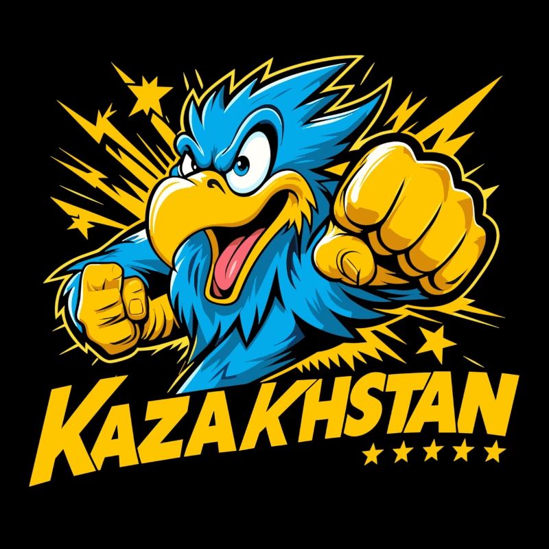 Kazakhstan Eagle Flag Flag Power Cool Gift