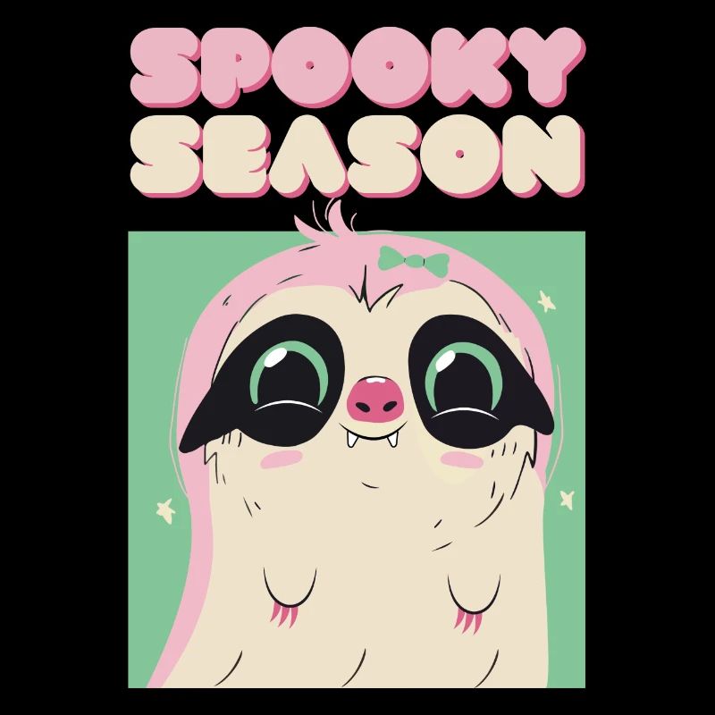 Spooky Season – Cute Vampire Sloth