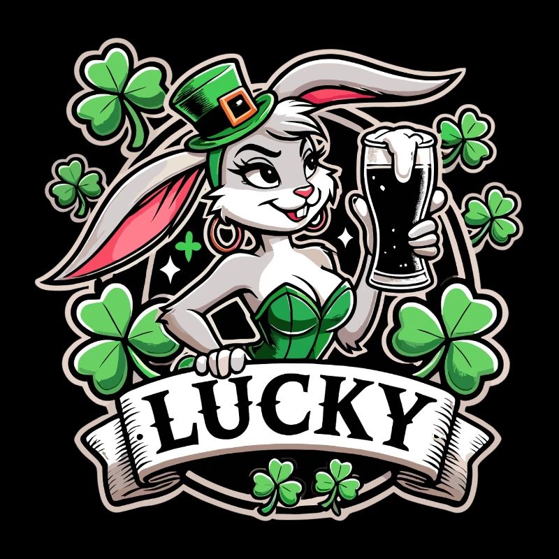 Saint-Patrick Bunny Bunny Bunny Happy