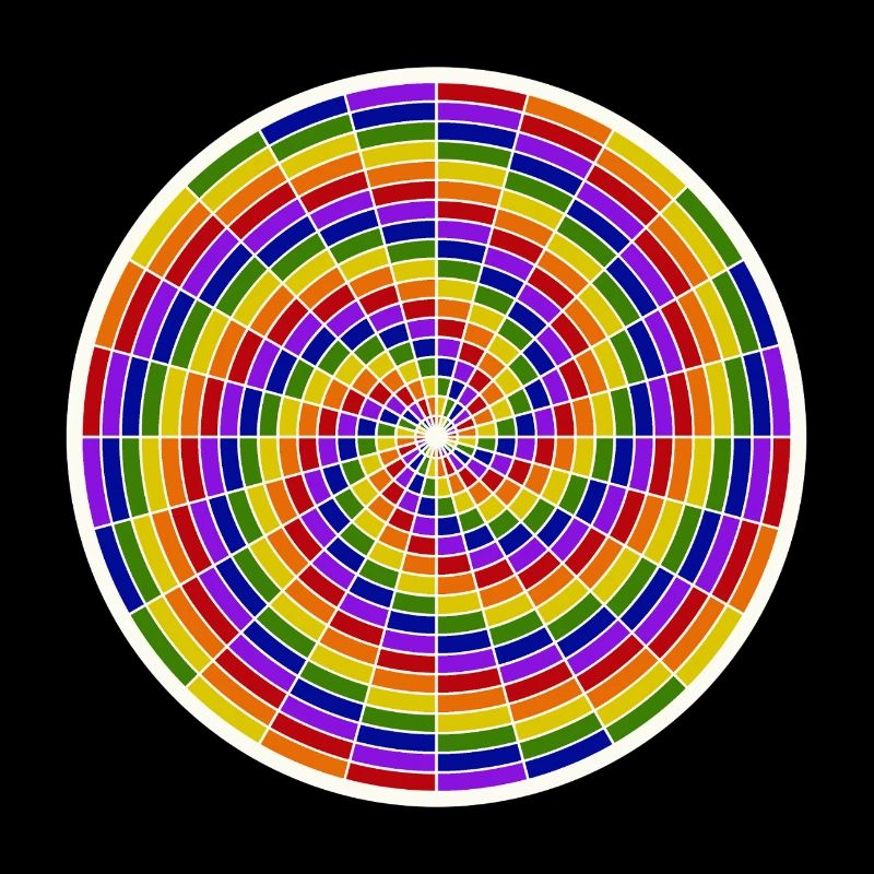 Farbige Spirale Kunstgestaltung