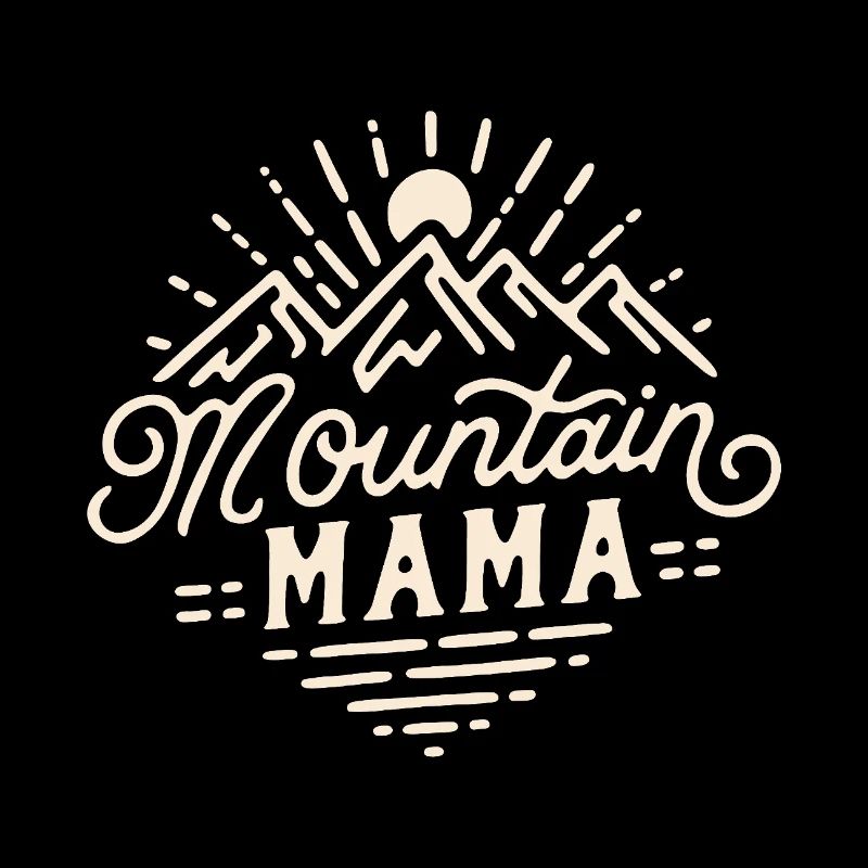 Bergmama Wandern Mama Camping Liebhaber Mutter