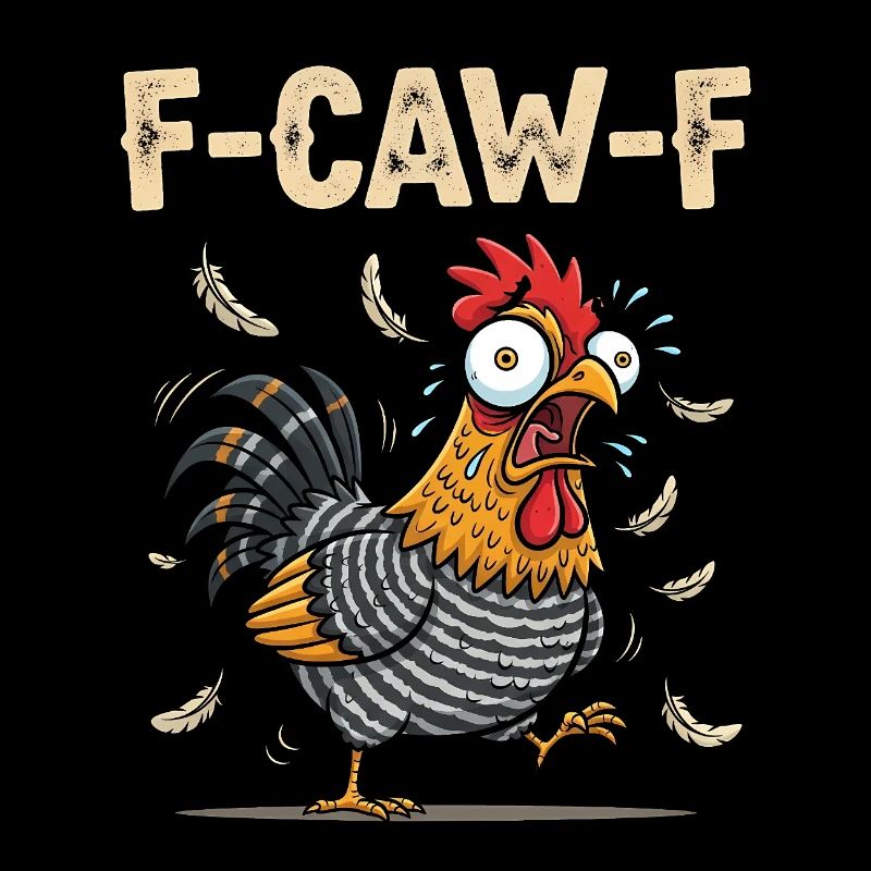 F-Caw-F Chicken Meme Funny Bielefeld Chicken