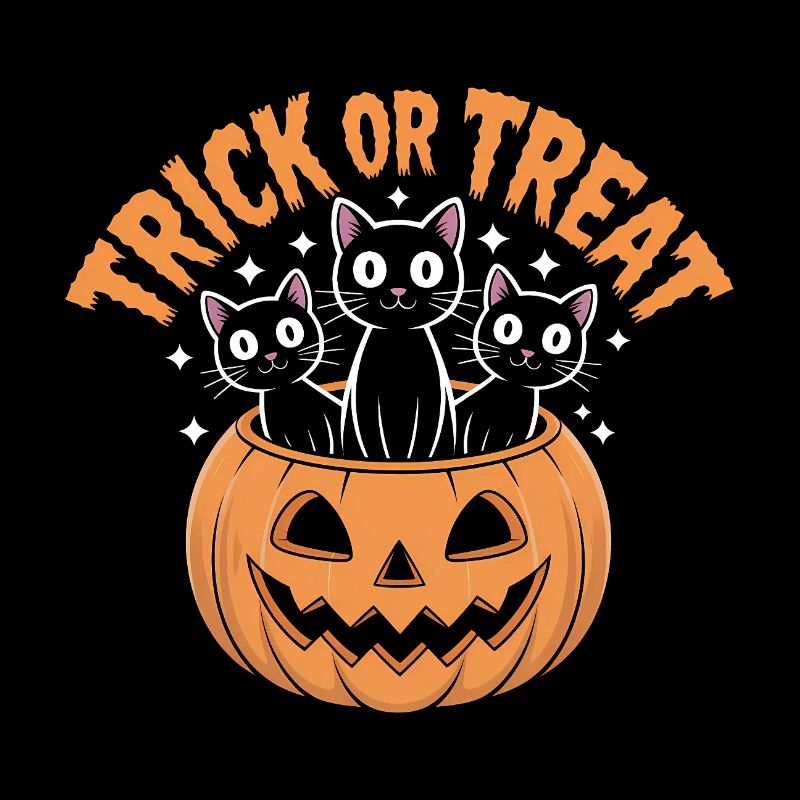 Süßes oder Saures Katzen - Lustige Katze T-Shirt