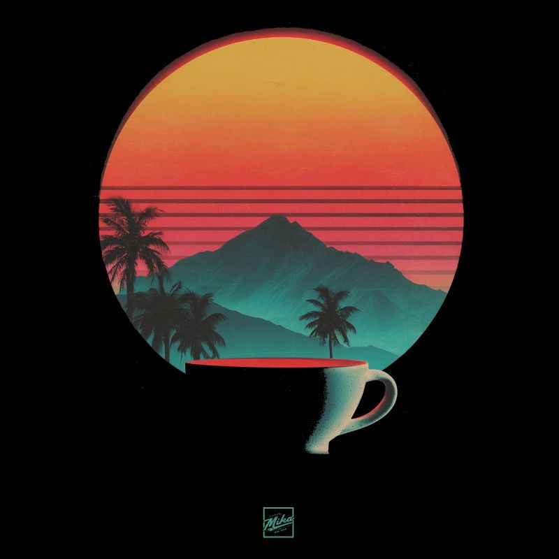 Sunset and coffee