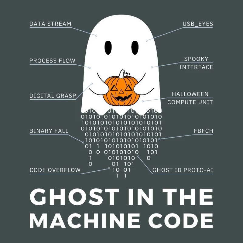 Funny Coder, Programmer Halloween T-Shirt