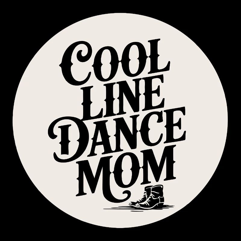 Line Dance Mom Vintage Typo Boot