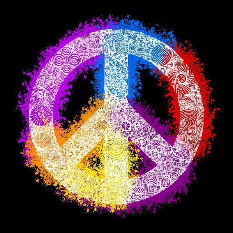 Zentangle Peace Sign