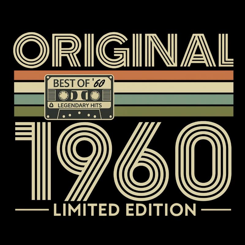 Original 1960s Cassette Édition Limitée