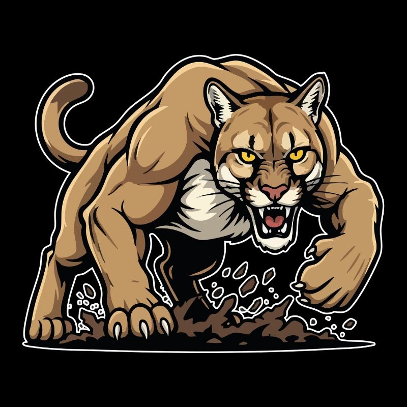 Cougar Mountain Lion Wild Mascot