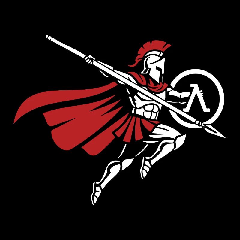 Spartan Spear Jump Maskottchen Spartan Strike