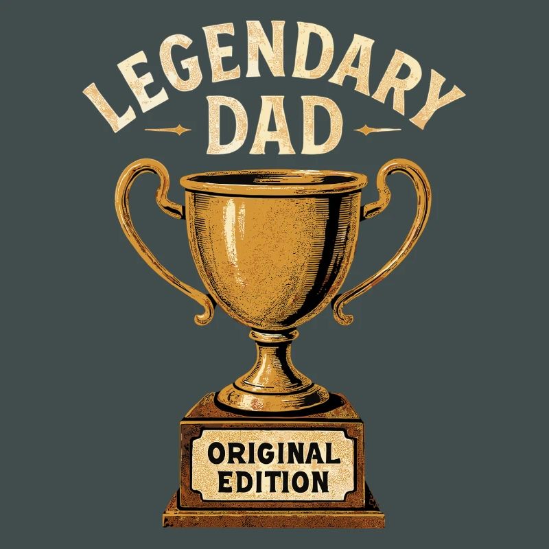 Legendary Dad – Retro Trophäe Original Edition