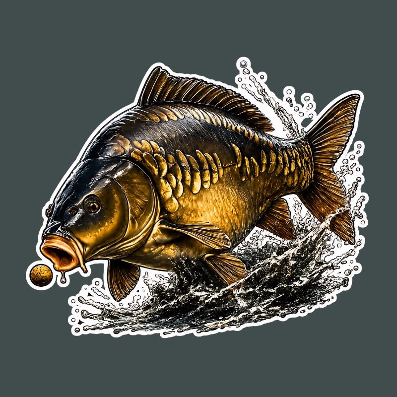 Conception de la pêche à la carpe miroir