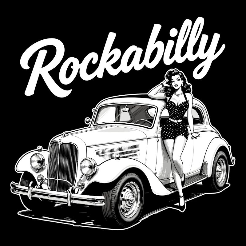 Rockabilly Pin-Up & Hot Rod Oldtimer Design