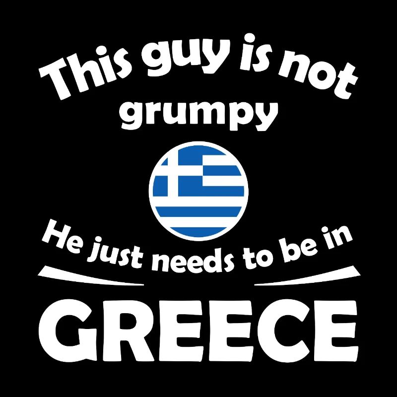 Not Grumpy Greek Vibe Tee