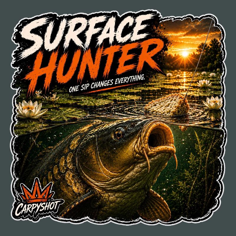 Conception de la pêche à la carpe de chasse de surface