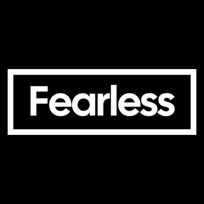 Fearless Typo Black & White