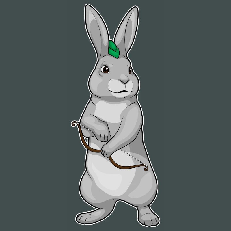 Hase Bogenschütze Bogen