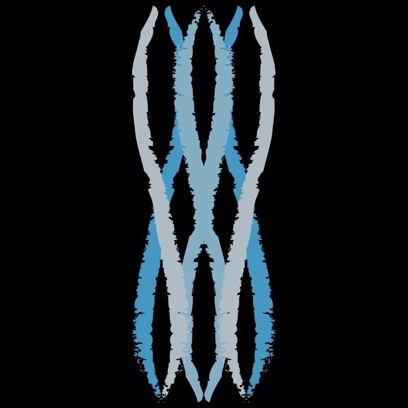 wave Art | blue-grey