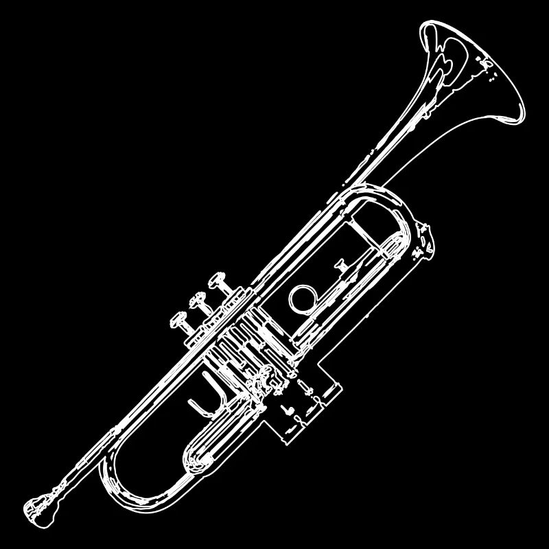 Retro Trumpets Sketch