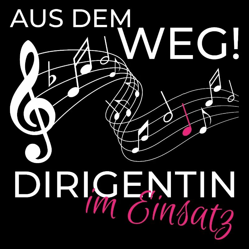 Dirigentin im Einsatz: Aus dem Weg