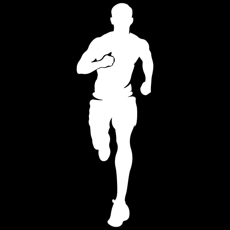 Marathon Runner Silhouette Marathon