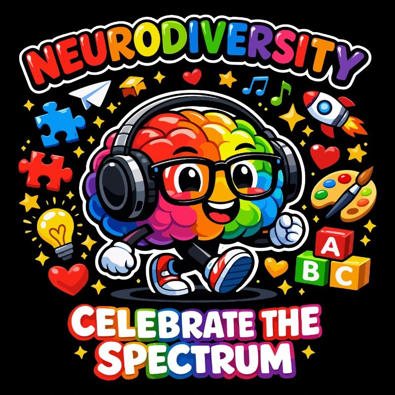Neurodiversity Autism Stars Child