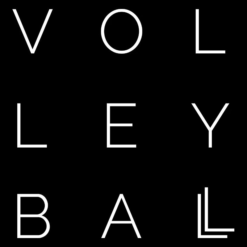 volleyball icon Logo icon idea font Vector