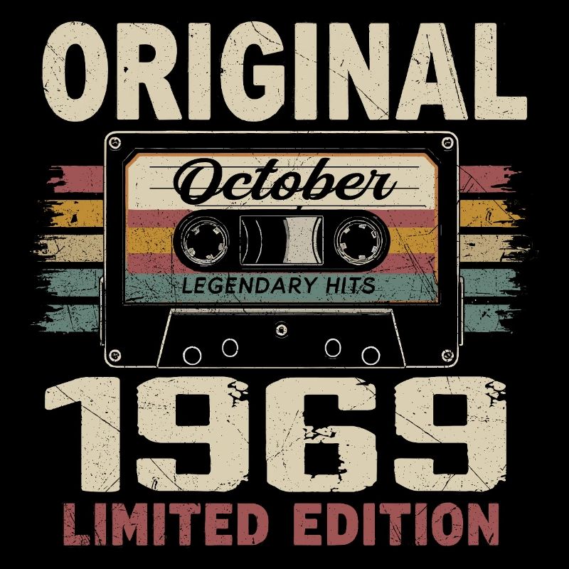 Born in October 1969 | Vintage October 1969 Gift