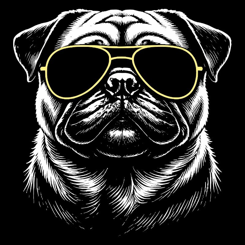 Mops Kopf