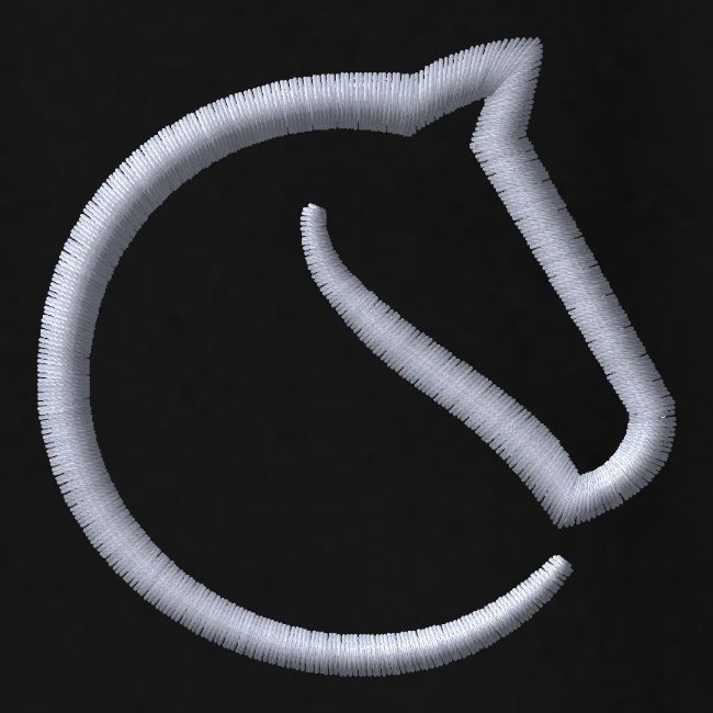 embroidered lichess logo