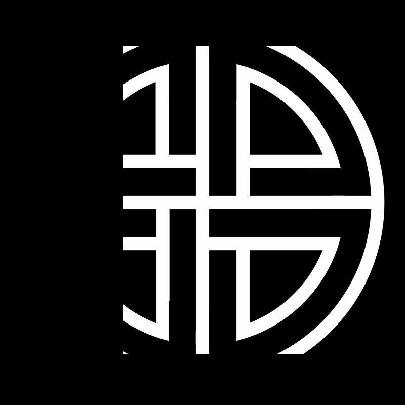 White shield knot