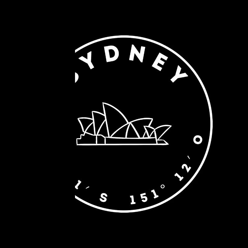 Sydney with Opera and Coordinates