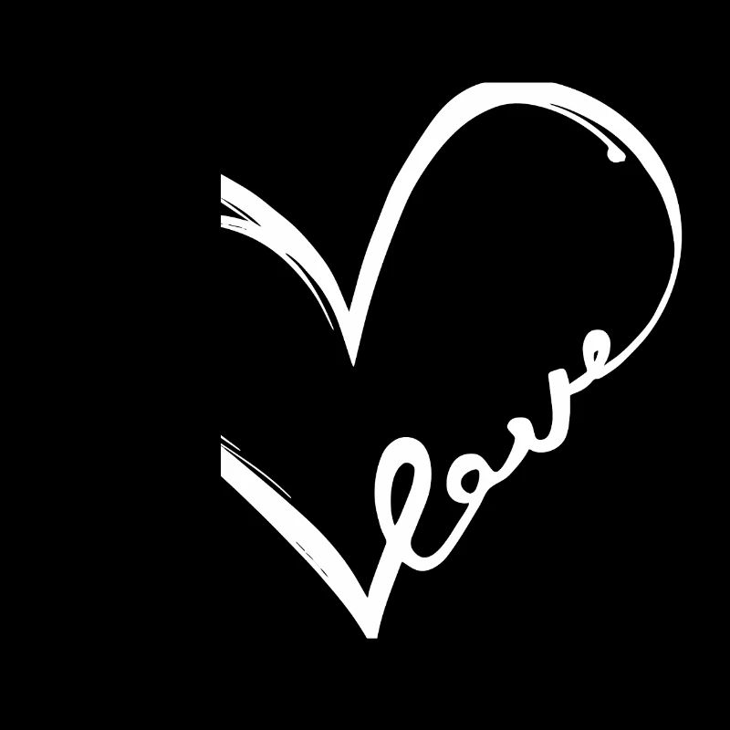 Love Heart (White)