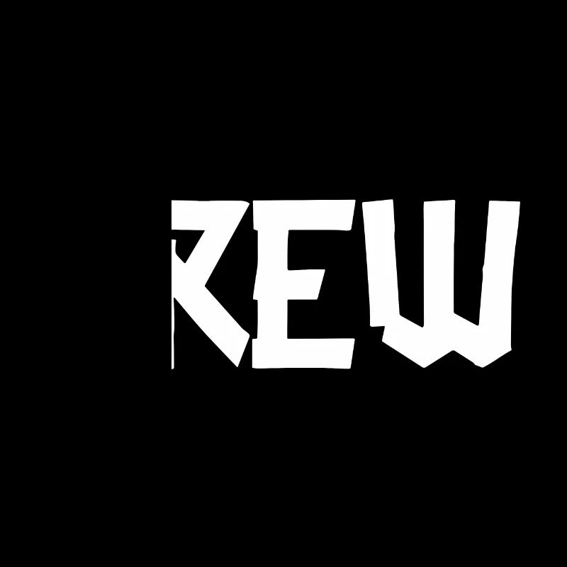 Crew Gaffer Small print White