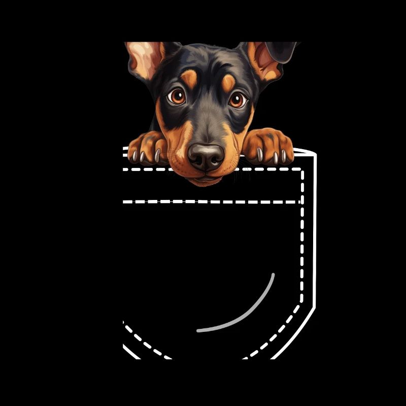 Hund Dobermann